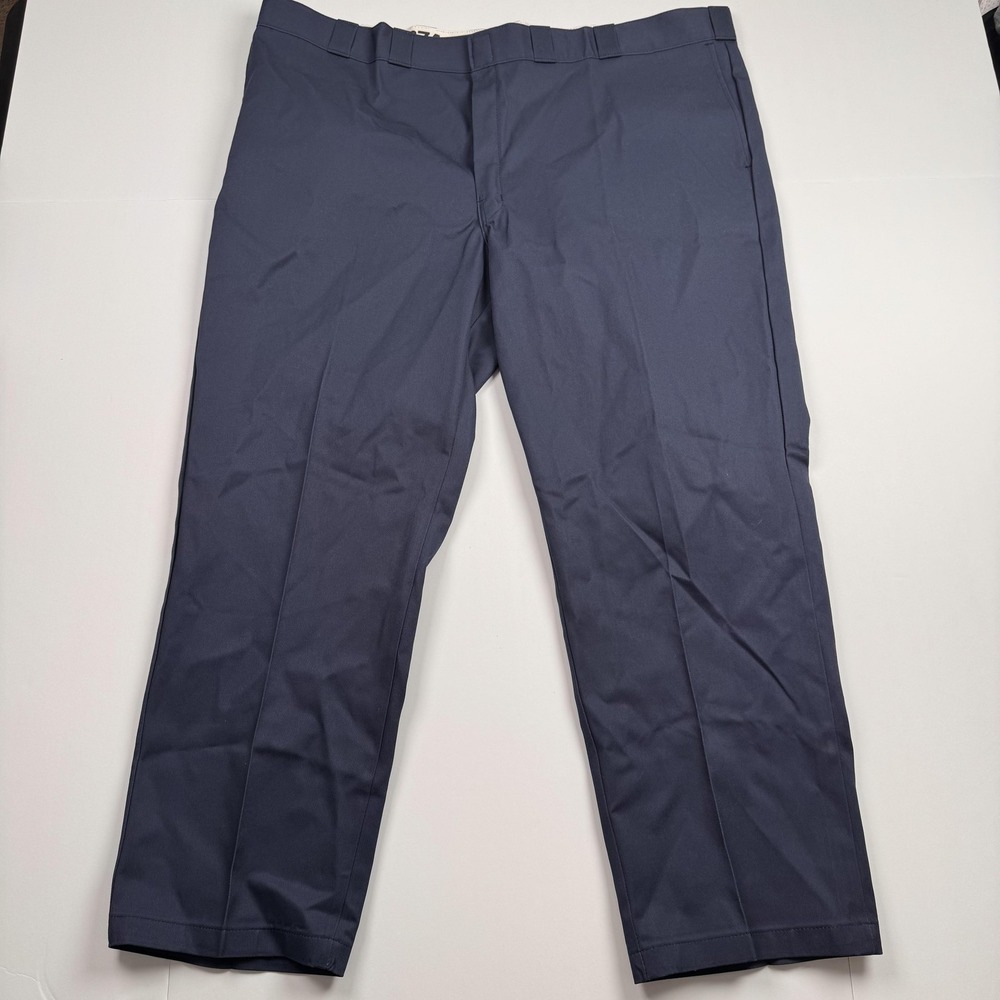 Dickies 874 Work Pants Mens 48x30 Navy Original Fit Workwear Wrinkle Resistant